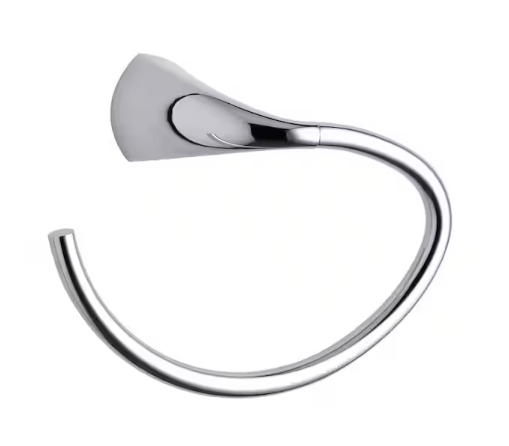 KOHLER K-37057-CP Alteo Wall Mounted Towel Ring in Polished Chrome