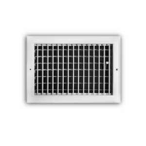 Everbilt E210VM12X08 12 in. x 8 in. 1-Way Steel Adjustable Wall/Ceiling Register in White