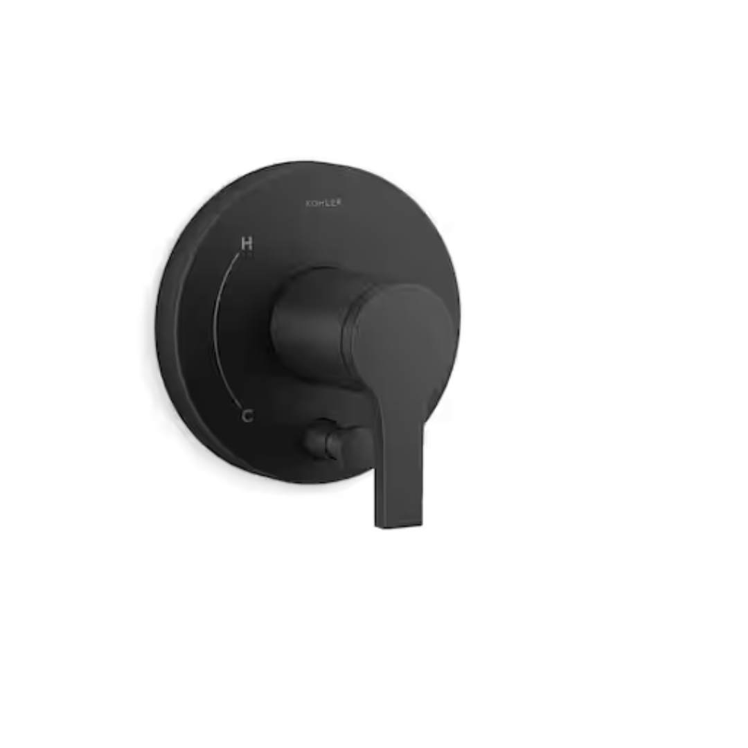 KOHLER T35325-4-BL Elate 1-Handle Valve Handle In Matte Black (Valve Not Included)