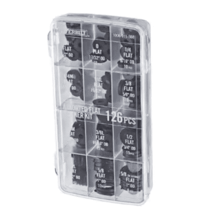 866860 Flat Rubber Washer Pro Assortment Kit (126-Pieces)
