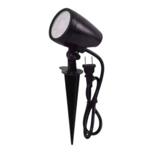 Commercial Electric SPKP-3WRGBW05 Multi-Color Steady or Strobe Indoor/Outdoor Spike Light with Red, Green, Black and White Colors
