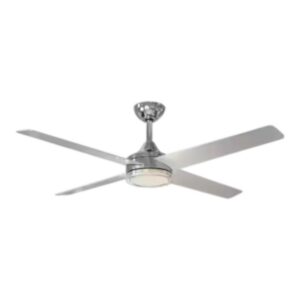 04870 52 in. Indoor Brushed Nickel Standard Ceiling Fan with CCT LED Included with Remote Control Included