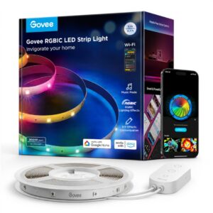 Govee H802AAD1 16.4 ft. Plug-In Integrated LED RGBIC LED Strip Light
