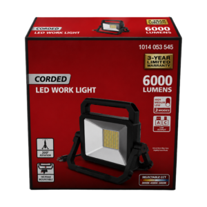 Husky K40568 6000 Lumen LED Portable Corded Work Light